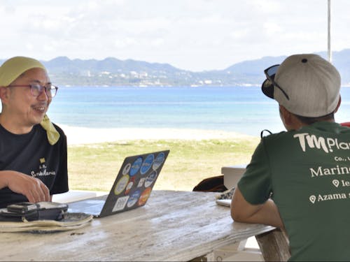 海の目の前でのワーケーションは生産効率もアップ!?