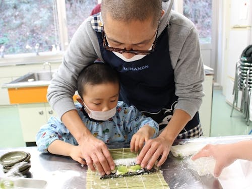 えびばで忍者計画第1回寿司忍者の様子