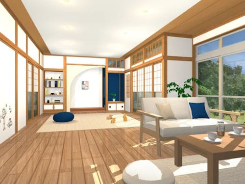 18畳のリビング(イメージ図)