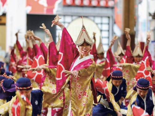 人の魅力(よさこい祭り)