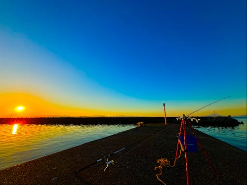 シェアハウスから歩いて4分の釣りスポット