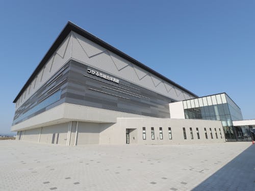 今年完成した伊藤鉱業アリーナつがる