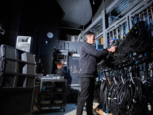 「ほっとステージ」舞台袖