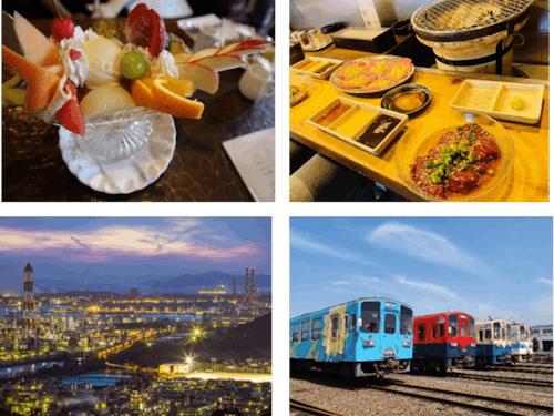 喫茶店、焼肉店、夜景、鉄道・・・魅力がいっぱい!