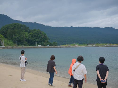 前回の様子②:海を眺めて自然を満喫