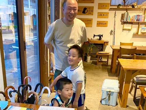 PS支援機構代表の大倉さんファミリー。