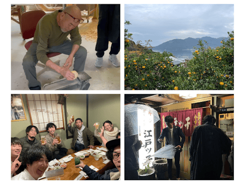 ユニークな親方には秘密基地にもご招待いただいたのだそう