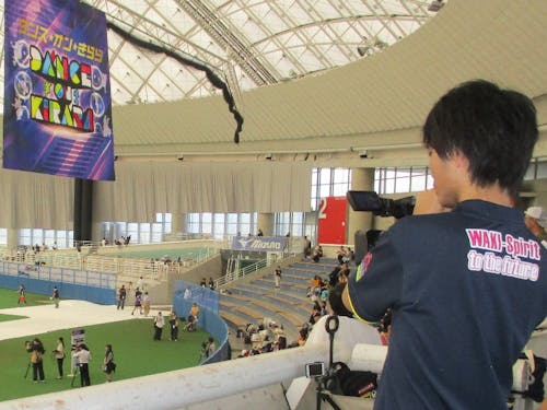 密着取材&撮影中@イベント会場