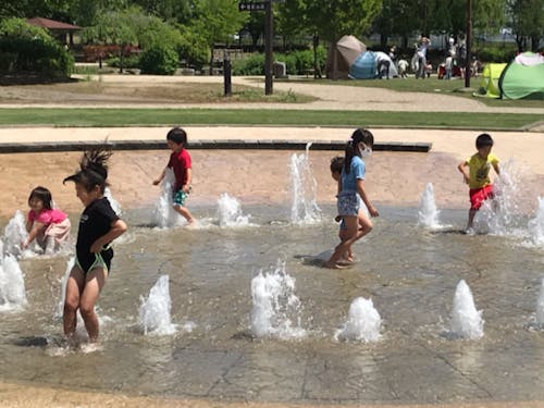 ファミリーに大人気の北部運動公園