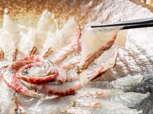 島の食材を使った料理