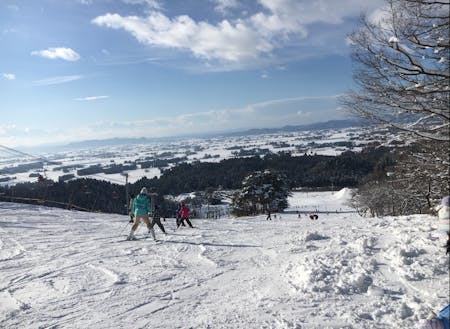 大台スキー場からの風景