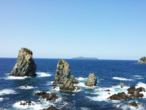 ②「青海島」観光汽船も出ています