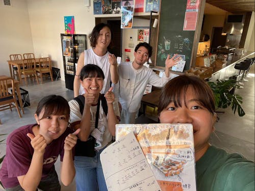 大人の島留学生主催イベントのようす