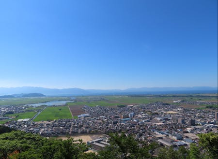 東近江市猪子山より琵琶湖を望む