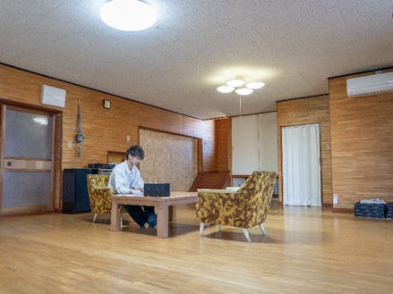 共用スペースも広々