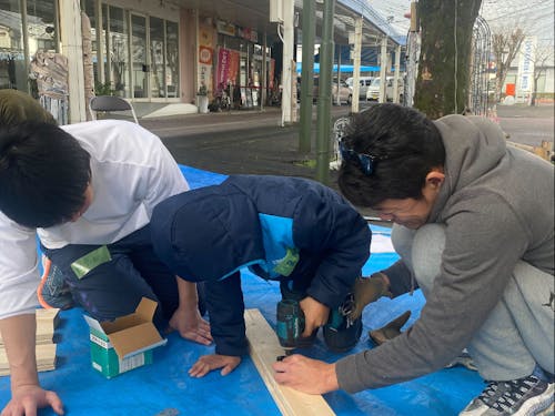 子どもたちと一緒につくったものがマルシェに登場します◎