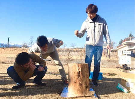 森林チームのイベントの様子