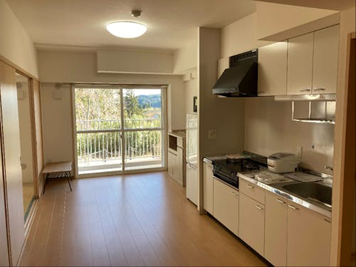 お試し居住用のお部屋の様子