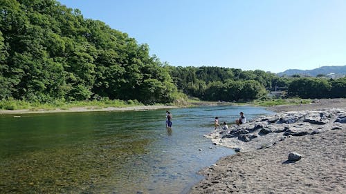 駅から徒歩10分で、玉淀河原(荒川)に到着します。本当にきれいな場所です。