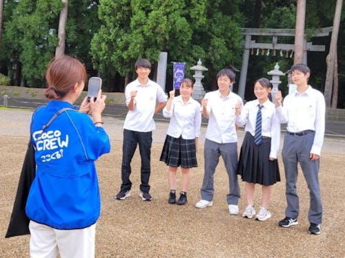 地元の高校生とコラボしたイベントを開催