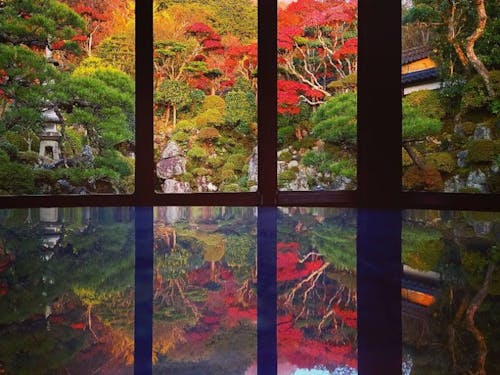 四季折々の景色、日本の美を感じる事ができます。