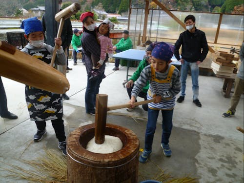餅つき