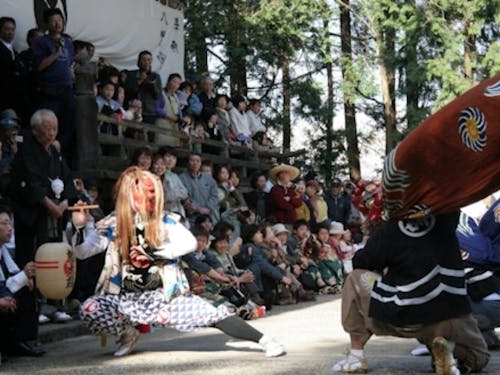 100以上の集落で継承される伝統芸能「鬼太鼓
