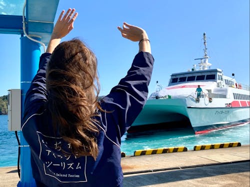 また来てくださいね！と全力でお見送り