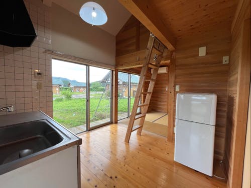 ロフト付きの室内