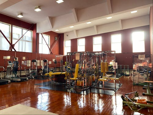 町営のトレーニングジム施設