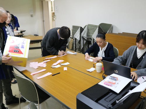 利き酒大会の集計作業