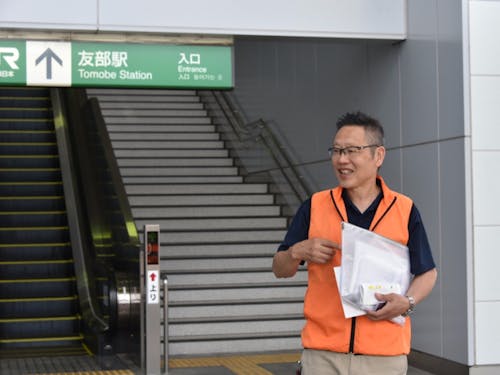 先輩隊員がしっかりサポートします。