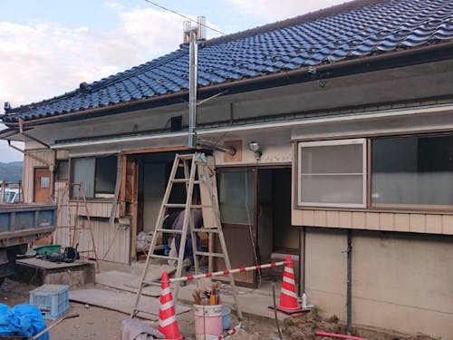 購入後間もない頃のご夫婦のお住まい。いよいよスタート!