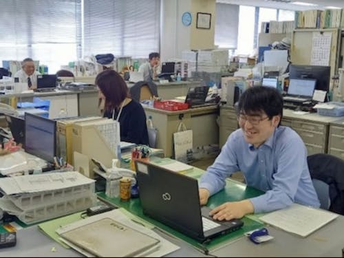 一緒に仕事をする仲間です♪