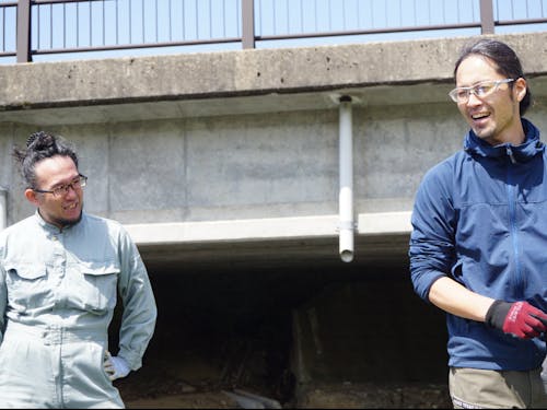 クラブ活動の中心人物、地元出身者と移住者コンビ