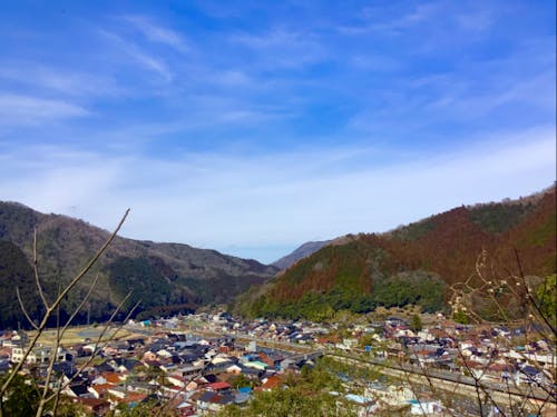 智頭町の街並み