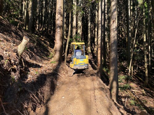 「道をつくる」達成感の瞬間です