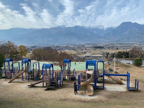 クラフトパークのちびっこ広場(写真は11月)