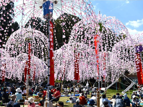 日野町内で奉納される「ほいのぼり」の数は南山王祭が最多です