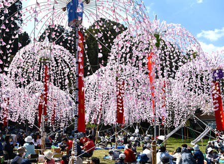 日野町内で奉納される「ほいのぼり」の数は南山王祭が最多です