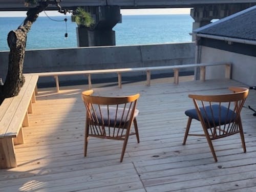 海まですぐの民泊小屋