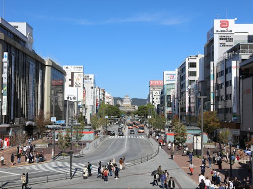 姫路駅からの眺望