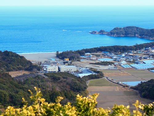 海と共に暮らすことができるまちです!