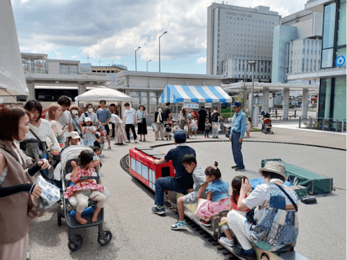 「万葉線納涼まつり」の様子です♪