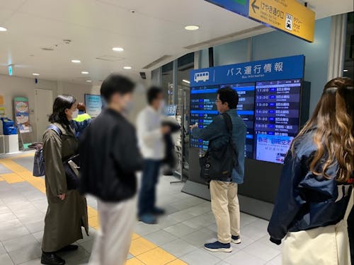 まち歩きの様子