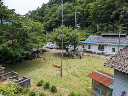 会場のこうなかキャンプ場。最近では、週末平日に関わらず予約が詰まっているのだとか。