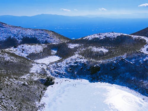 九重町には九州でも珍しいスキー場もあります