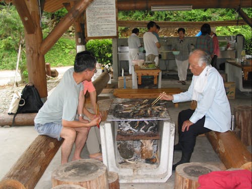 バーベキューの様子