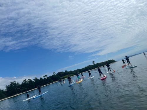 琵琶湖でカヤック体験