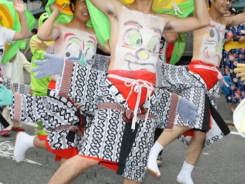 渋川市の夏の風物詩、渋川へそ祭り